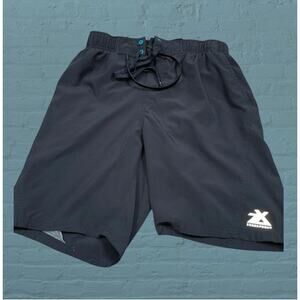 ZeroXposur Boys M Swim Trunks Board Shorts Black UPF 50+ Offshore Beach 10/12